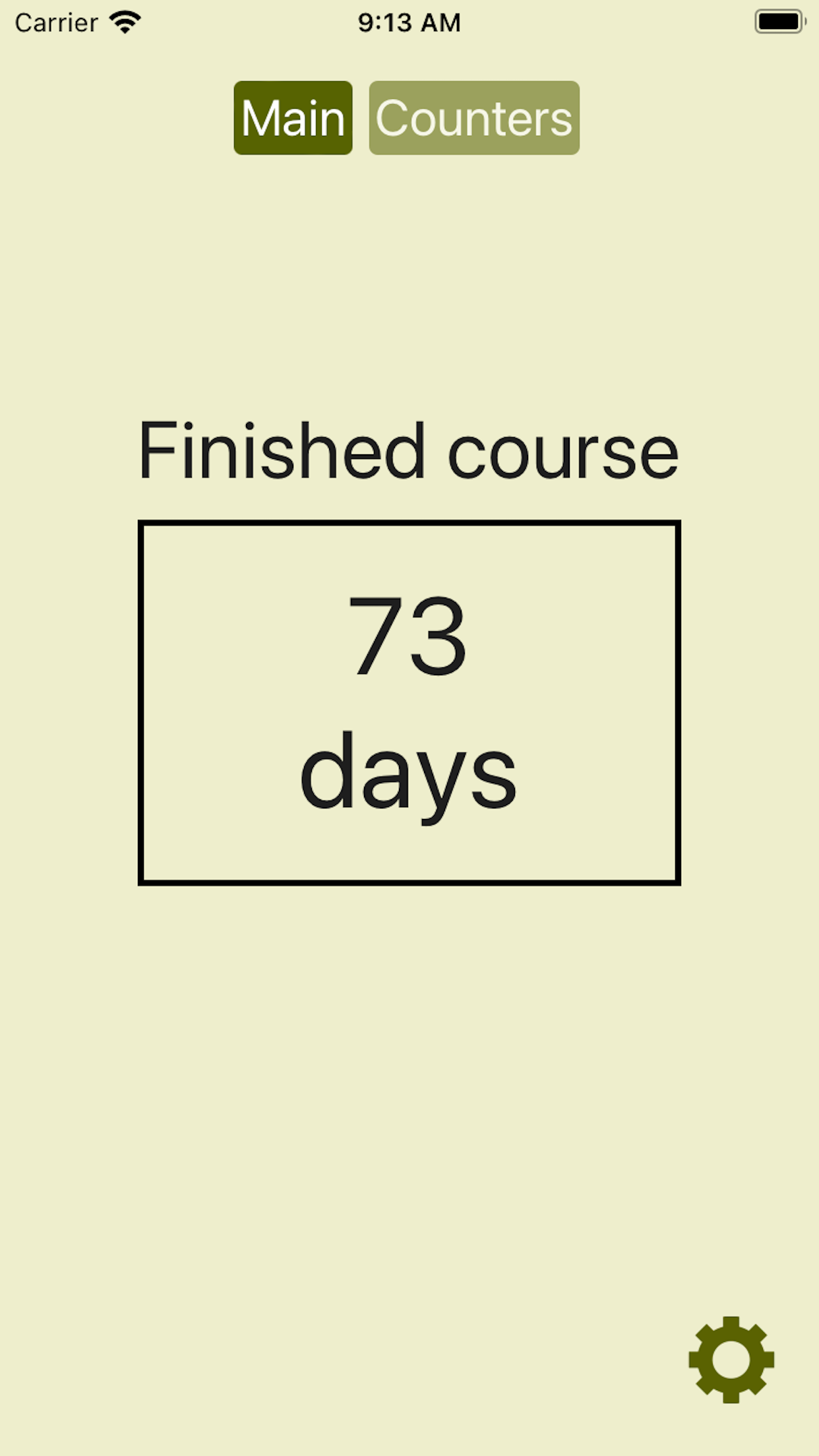 days since app photo