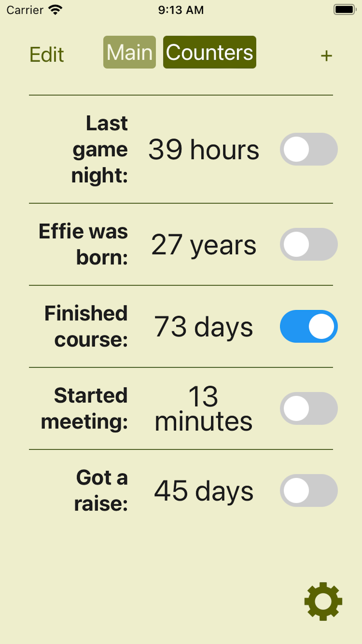 days since app photo